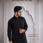 Black Soft Cotton Markhor Premium